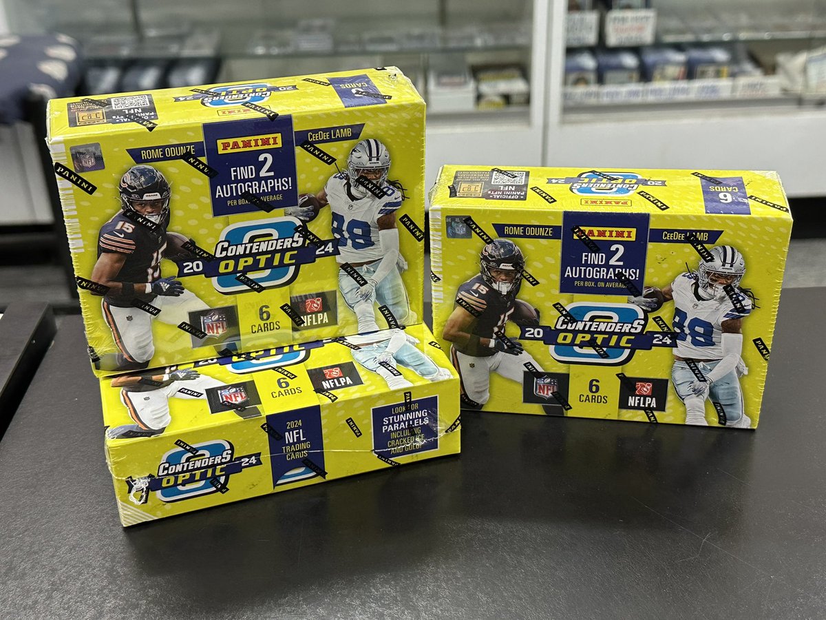 Baseball Cards Plus (@surfcitycards) on Twitter photo New NFL Release Now Available <a href="/surfcitycards/">Baseball Cards Plus</a> 2024 Panini Contenders Optic Hobby Exclusive!! Super popular, while supplies last!! New NFL Release Now Available <a href="/surfcitycards/">Baseball Cards Plus</a> 2024 Panini Contenders Optic Hobby Exclusive!! Super popular, while supplies last!!