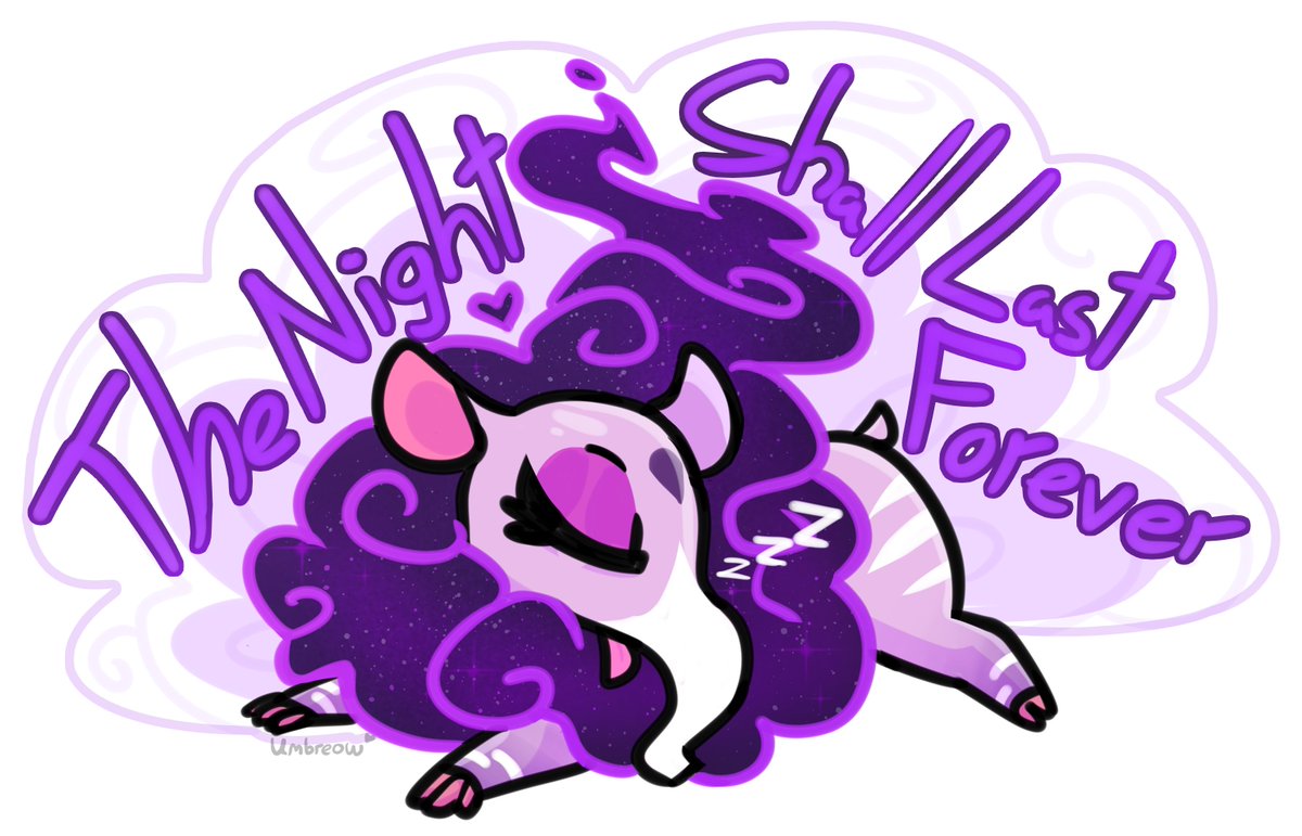 Nightmare Moon who?

Another Nidra sticker!!! 
(that you can get at Everfree uwu)