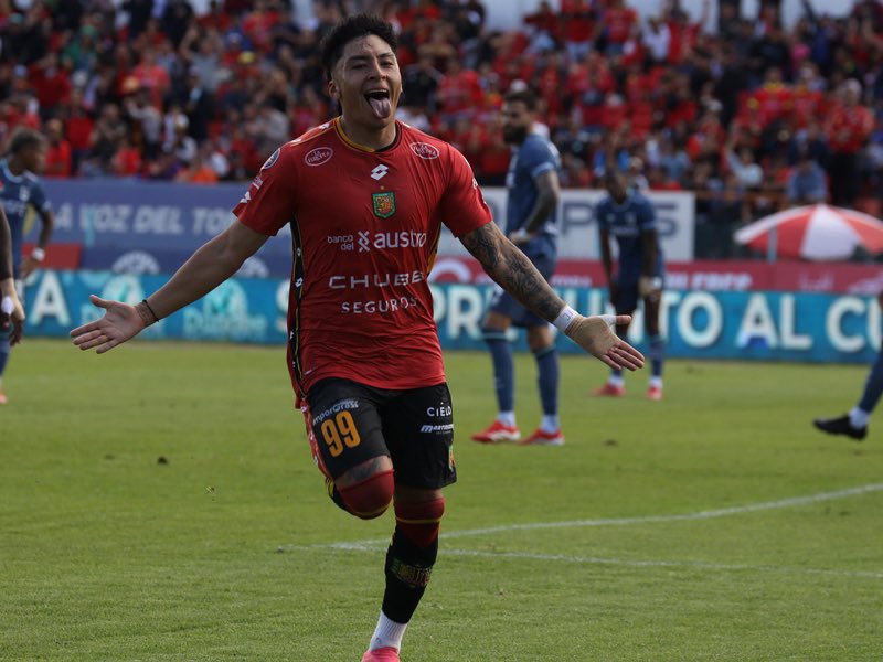 fs_data's tweet photo. 📊 Alejandro Tobar suma 10 participaciones en goles con #DCuenca en el año:

⚽️ 6 goles
👟 4 asistencias

Solo lo superan:
• Rafael Monti - 12
• Daniel Valencia - 12
• Ismael Díaz - 11
• Michael Carcelén - 11
• Christian Alemán - 11

¡Nivel altísimo del 99!

#FUTData https://t.co/hLVWZb7DHq