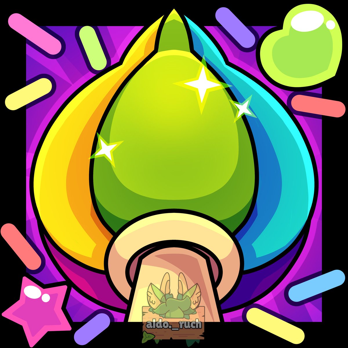 Holaaa,el día de hoy les traigo el rediseño al icono de maestría de berry que tenia hecho ya hace un tiempo,espero les guste,y si no es porque son antiguos y aún estaba practicando 🦐

#aldo_ruch #fanart #supercell #brawlstars #videogame #berry #icon #brawler