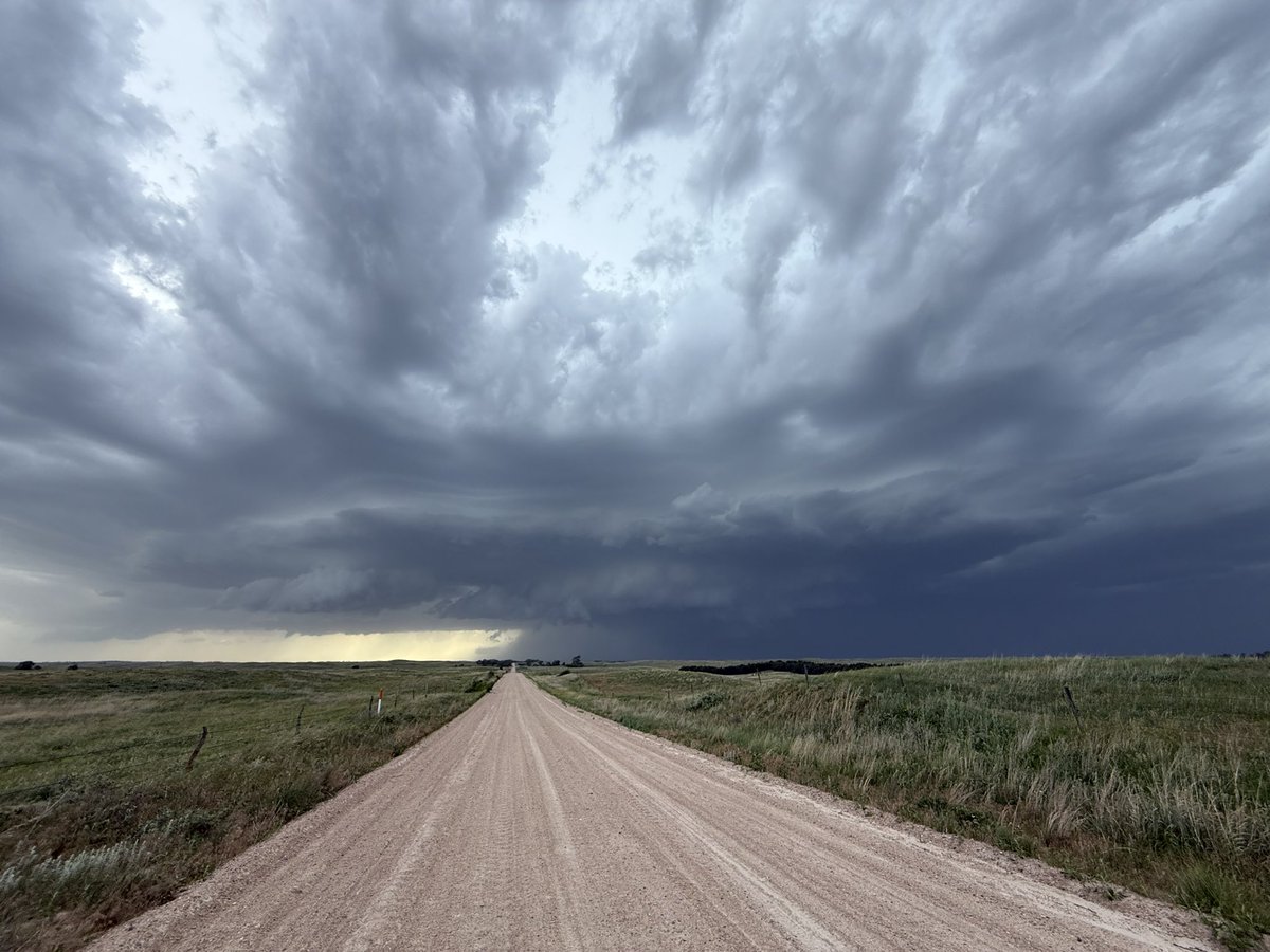 Beautiful Sandhills supercell west of Taylor, NE. #NEwx