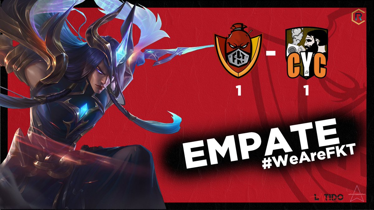 Team_Frankfurt's tweet photo. 🔸EMPATE VS @CyCigarro 🌭⚖️

Primer partido para olvidar y buen segundo game que nos lleva a el empate en el clásico

 Nos vemos en la final #WeAreFKT ☀️🏆 https://t.co/94ljV25Z8S