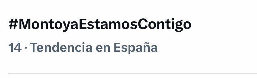 No estás solo

#MontoyaEstamosContigo

#SVDBTFinal