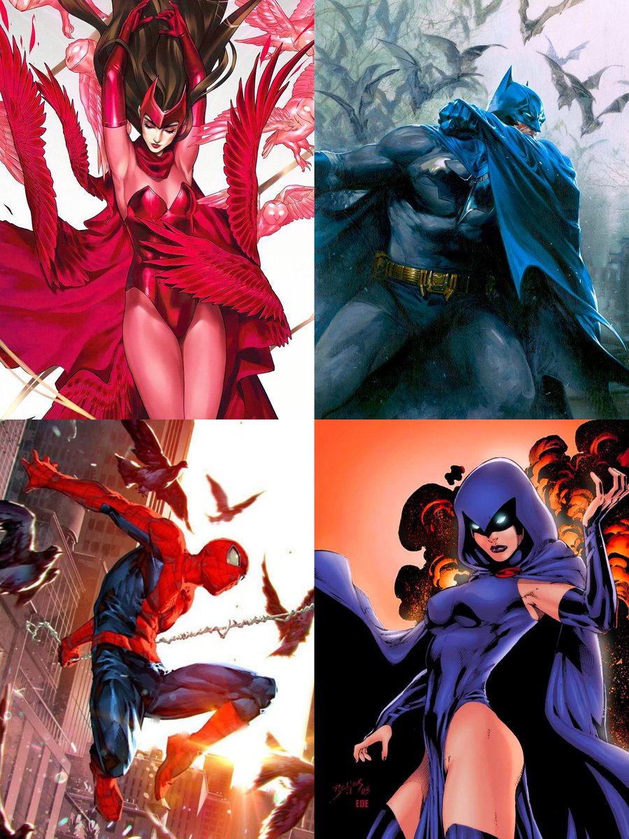 name your top 4 favorite superheroes