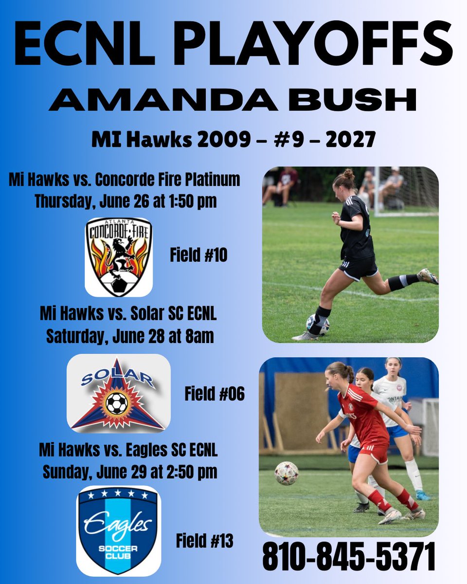 So excited for the upcoming week in San Diego for ECNL Playoffs!!! Make sure to check out my schedule and I hope to see you there. <a href="/ImYouthSoccer/">ECNL/GA/Recruiting/College Soccer</a> <a href="/PrepSoccer/">Prep Soccer ⚽️</a> <a href="/ECNLgirls/">ECNL Girls</a> <a href="/wearesoccer_mi/">We Are Soccer Michigan</a>