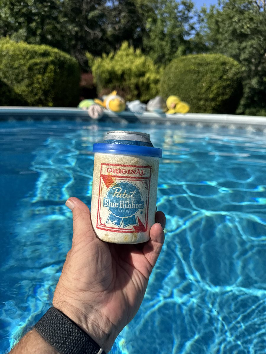 Pool time! Who has a styrofoam coozie?