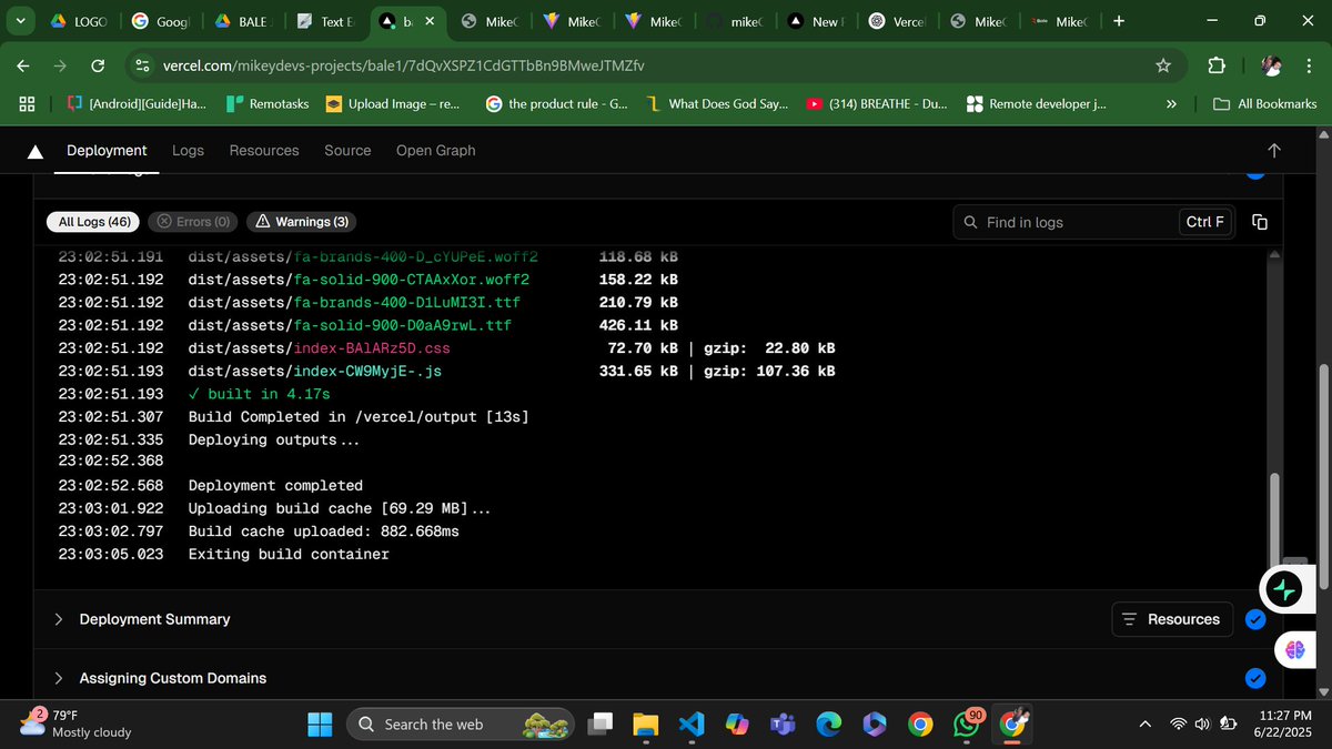 mikeCodeCraft's tweet image. Day 48 of 100 days challenge
Another successful deployment.
we are still building solutions. If the frontend is approved I will post the link here then start the backend
#mikeCodeCraft @mitaschool #FrontendDev #deployment