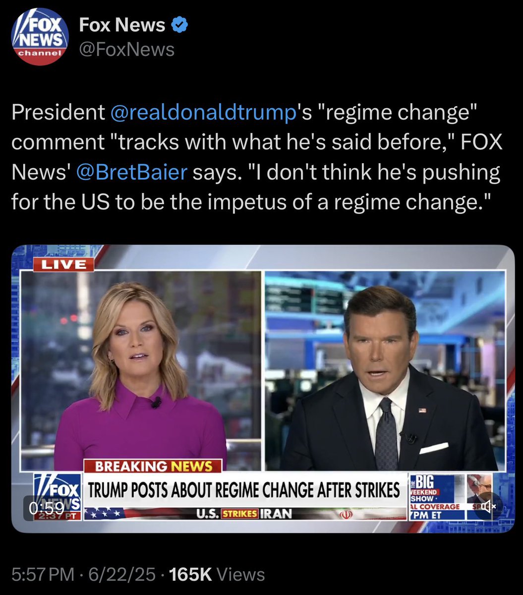 It’s ritual humiliation time on Fox again, where they have to Trumpsplain a sane interpretation of Trump’s latest madness.