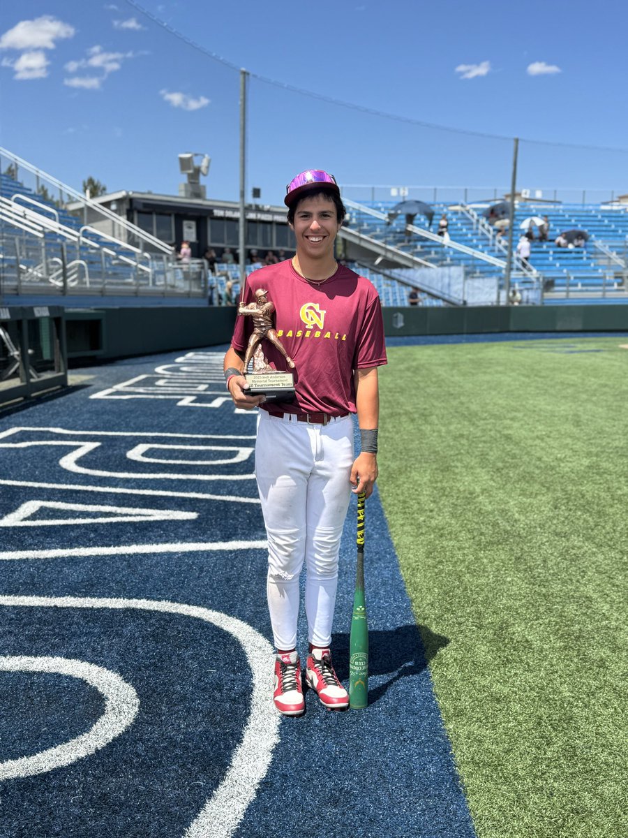 '26 OF Miles St. Clair selected to the 2025 Josh Anderson All-Tournament Team‼️Miles Weekend Line: 5 G, 8x17, .470, 2 2Bs, 3B &amp; 5 RBI's‼️