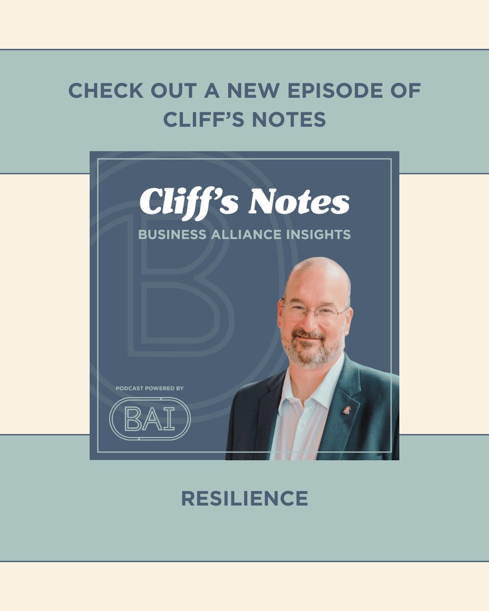BusinessInc's tweet photo. 💪 Entrepreneurs, resilience is your secret weapon! In the latest episode of #CliffsNotes, Brandon  breaks down how to bounce back stronger — with real stories &amp; intentionally-based wisdom. Listen now and keep rising! 🎧✨ https://t.co/xGMIaF6ST5