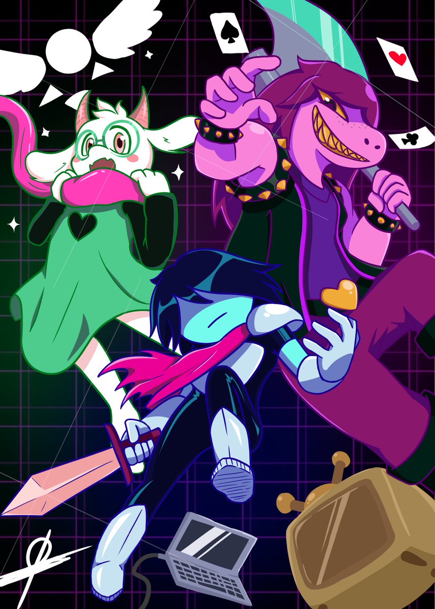 DandroIRL's tweet image. I know I'm late, but MAN I LOVE #DELTARUNE !!! Can't wait for Chapter 5!
So here's my #deltarunefanart :D