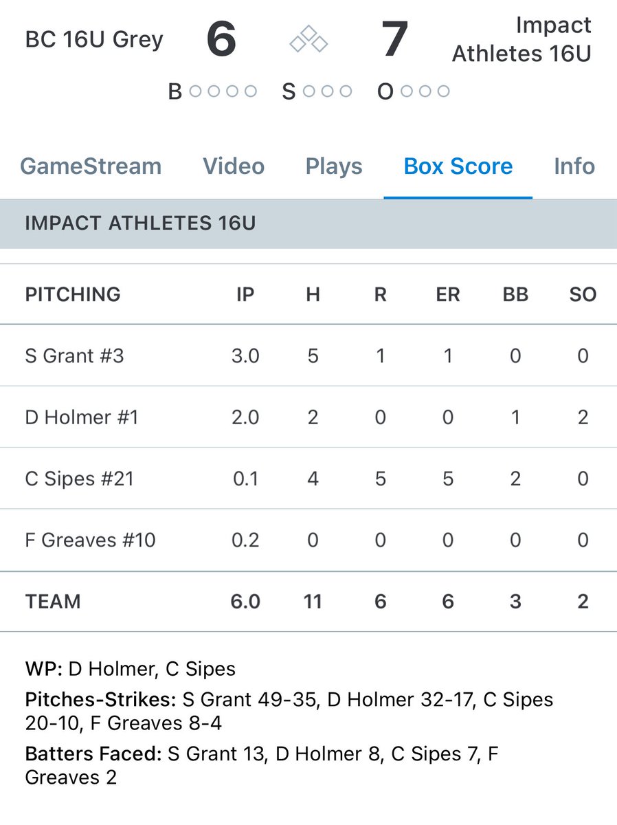 Evan McDaniel and Will Marshall lead 16U to a 7-6 win to finish the Super 16.