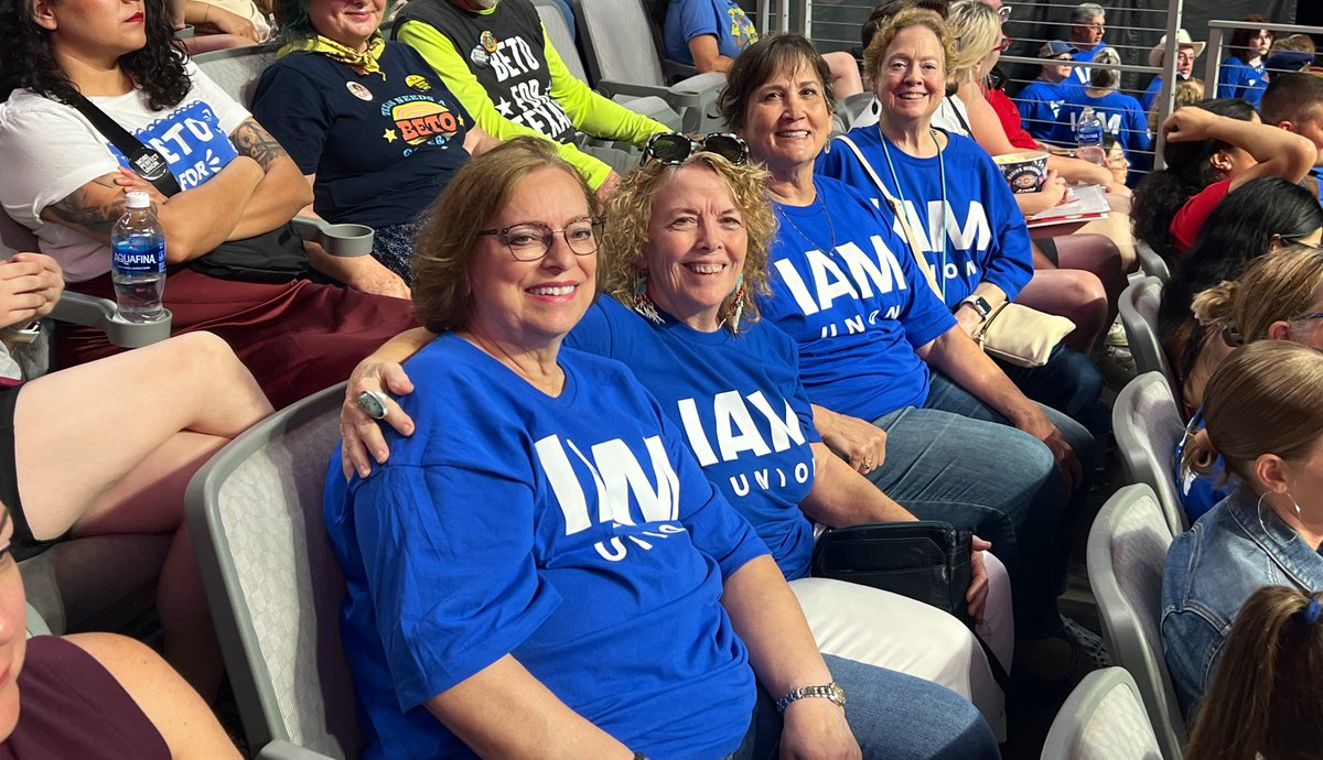 IAM Union (@iam_union) on Twitter photo Fighting Oligarchy in Fort Worth! ✊
IAM Union International President Brian Bryant is here with working people champions <a href="/BernieSanders/">Bernie Sanders</a>, <a href="/BetoORourke/">Beto O'Rourke</a> and <a href="/GregCasar/">Greg Casar</a> + a bunch of fired up IAM Union members!
We’re ready to take our country back for working families. Fighting Oligarchy in Fort Worth! ✊
IAM Union International President Brian Bryant is here with working people champions <a href="/BernieSanders/">Bernie Sanders</a>, <a href="/BetoORourke/">Beto O'Rourke</a> and <a href="/GregCasar/">Greg Casar</a> + a bunch of fired up IAM Union members!
We’re ready to take our country back for working families.