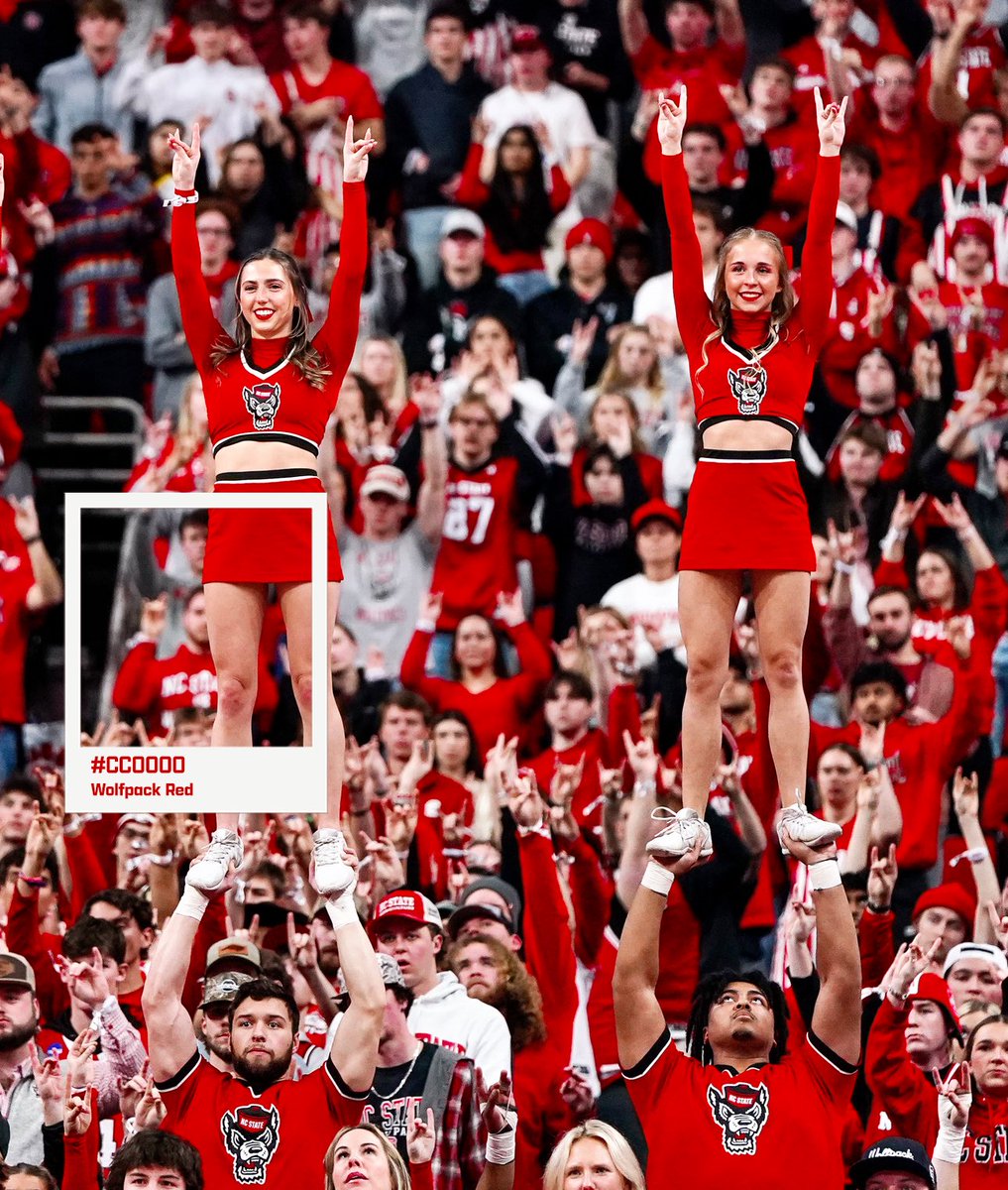 The colors we proudly wave and cherish every day. We love you, NC STATE! 🤍