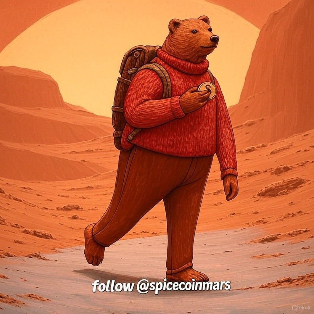 spicecoinmars's tweet photo. #SpiceCoin on #PumpFun 2VxgSdorBZNYLN5ydVZkHpZ8o6Z5n4pPT3RLjYAEpump #crypto #memecoin https://t.co/46MbIsJgMT