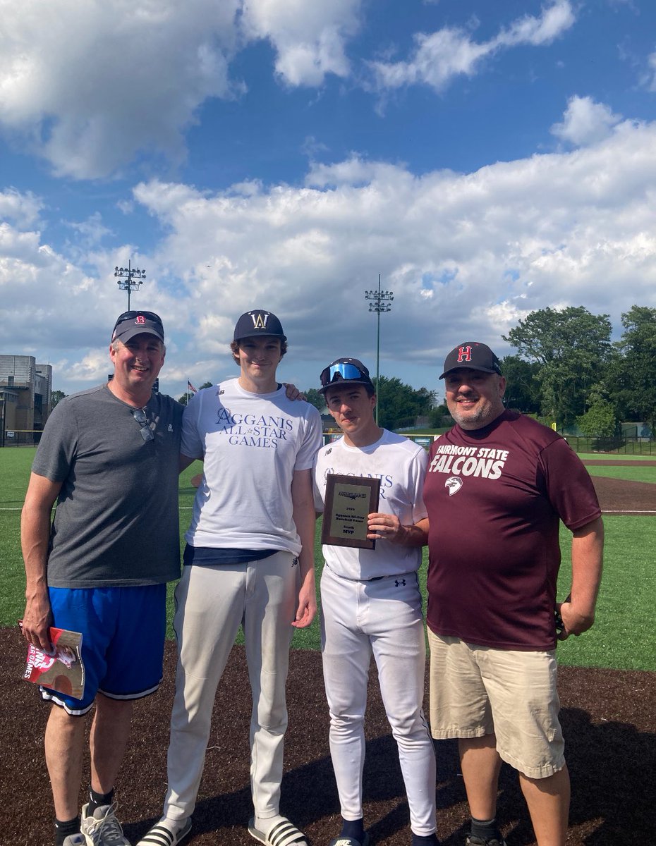 AWHS Baseball (@baseball_awhs) on Twitter photo Congrats to our reps in the Harry Agganis Senior All Star game today- LHP Sean Higgins (Hanover) & IF Nolan Swirbalus (Hingham) - awarded MVP for the South Team. Well done, Boys.
<a href="/goAWathletics/">AWHS Athletics -</a> <a href="/sports_ledger/">Patriot Ledger sports</a> <a href="/GlobeSchools/">Boston Globe Schools</a> <a href="/BostonHeraldHS/">Danny Ventura</a> <a href="/BrocktonSports/">Brockton Enterprise sports</a> <a href="/BrocktonSports/">Brockton Enterprise sports</a> Congrats to our reps in the Harry Agganis Senior All Star game today- LHP Sean Higgins (Hanover) & IF Nolan Swirbalus (Hingham) - awarded MVP for the South Team. Well done, Boys.
<a href="/goAWathletics/">AWHS Athletics -</a> <a href="/sports_ledger/">Patriot Ledger sports</a> <a href="/GlobeSchools/">Boston Globe Schools</a> <a href="/BostonHeraldHS/">Danny Ventura</a> <a href="/BrocktonSports/">Brockton Enterprise sports</a> <a href="/BrocktonSports/">Brockton Enterprise sports</a>