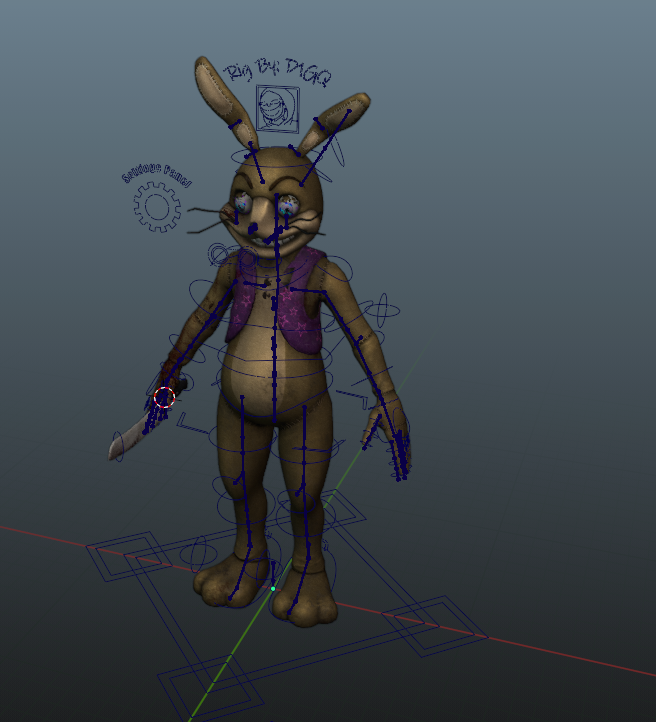 d1_gq's tweet photo. And it begins, the other skins will be added in a day or two, the process won't be too long since all I really need to do is to prep the models and fix the bone shapes for them!

#dbd #fnaf #springtrap #glitchtrap #blender https://t.co/3Zrp4ra9Ih