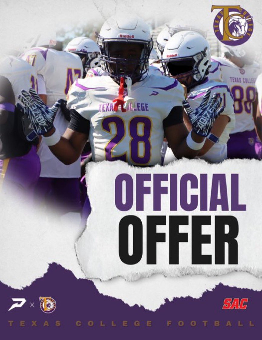 Jordan Taylor (@jt_taylor100) on Twitter photo #AGTG After a great conversation with <a href="/Coach_JJackson2/">Coach Jarrail Jackson</a>. Im bless to receive an offer from <a href="/TexasCollege23/">Texas College Football</a> #AGTG After a great conversation with <a href="/Coach_JJackson2/">Coach Jarrail Jackson</a>. Im bless to receive an offer from <a href="/TexasCollege23/">Texas College Football</a>