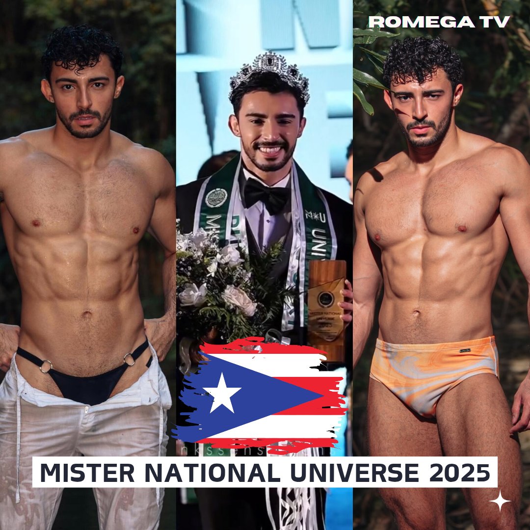 Romega_TV's tweet photo. ¡Orgullo Latino! 💪 Dylan de Jesús Rodríguez de #PuertoRico es el nuevo #MisterNationalUniverse 2025.🏆🇵🇷

¡FELICIDADES! 👏

#MisterNationalUniverse #MNU2025
#PuertoRico #DylanDeJesusRodriguez  #MalePageant #GlobalGentleman https://t.co/4rrQ5hi6Ag