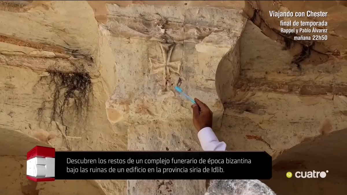 Descubren los restos de un complejo funerario de época bizantina bajo las ruinas de un edificio en la provincia siria de Idlib #CuartoMilenio