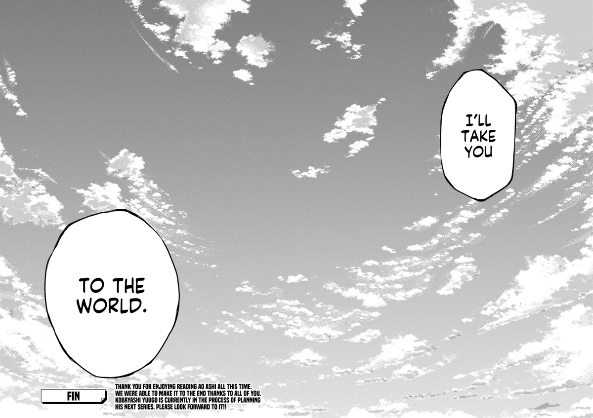 Ao Ashi finished today after 10 years, masterpiece of a manga and anyone interested in sports animanga should read/watch it.