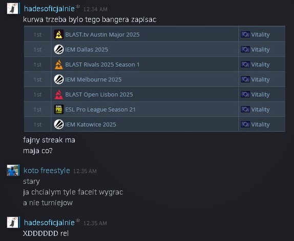 major majorem ale tutaj są prawdziwe rozmowy