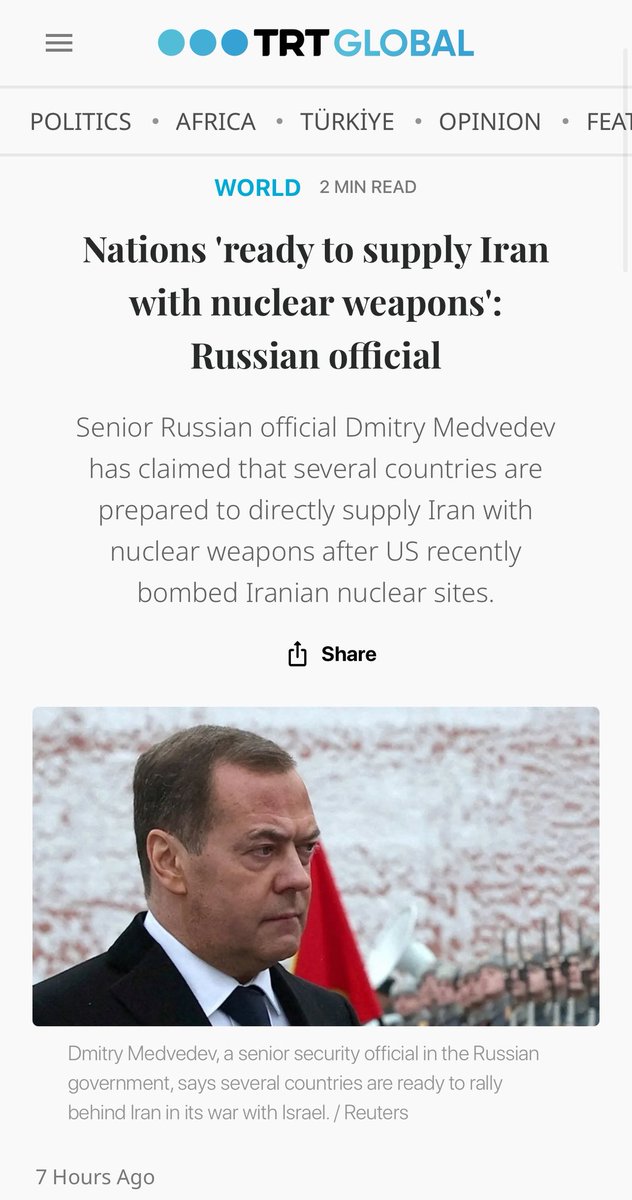 bettercallabu's tweet photo. 🚨 BREAKING NEWS 🚨 
Nations Ready to supply Nuclear Weapons to Iran ☢️ 

@IranReply | @IranUrduNew | @IRIran_Military 

#Iran #IranIsraelConflict #IranVsIsrael #IsraeliranWar #WorldWar3 https://t.co/ECM0QwD6EA