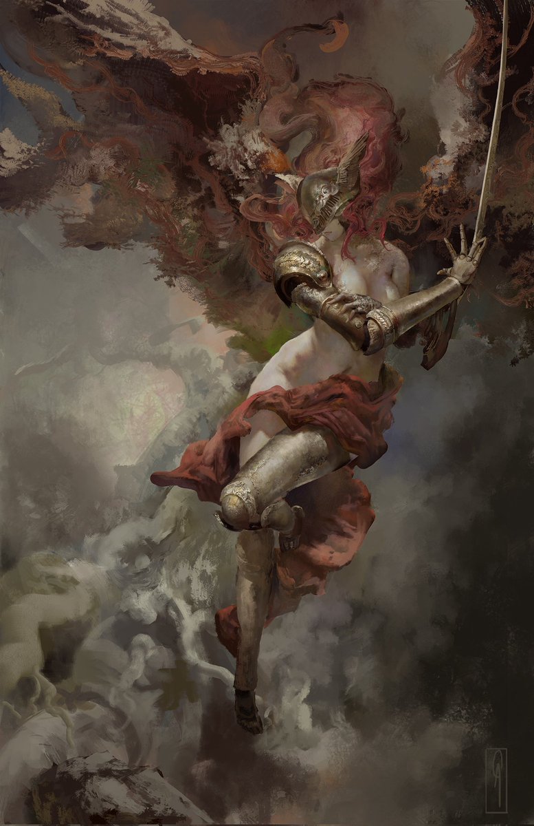 solisolsoli's tweet image. Malenia, Blade of Miquella by Christian-Angel