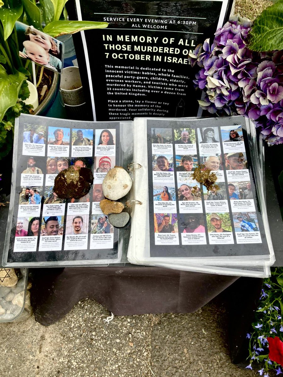 💔 Whatever your beliefs — this is vile.

Someone smeared faeces on the Book of the Dead at the 7/10 Brighton memorial, right next to Ofra Keidar’s photo — the same day her body was returned home.

A disgusting act of antisemitism. Absolutely heartbreaking. #Brighton