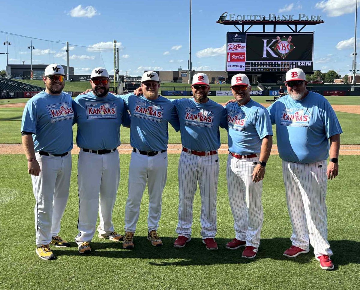 CoachHofstraVF's tweet photo. Blessed to help coach the KABC All-State Game. One of the coolest things I’ve ever been a part of!
 
S/O to @HaydenK29841 for getting a hit and making a play at 2B, and to @TrentenVanHout1 for throwing a perfect inning and making a play in RF! https://t.co/NhLxkQvnEN