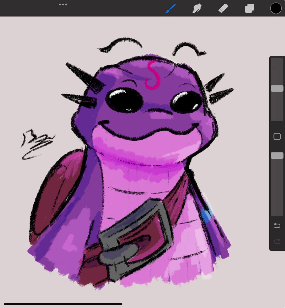 borazilla's tweet image. brush test