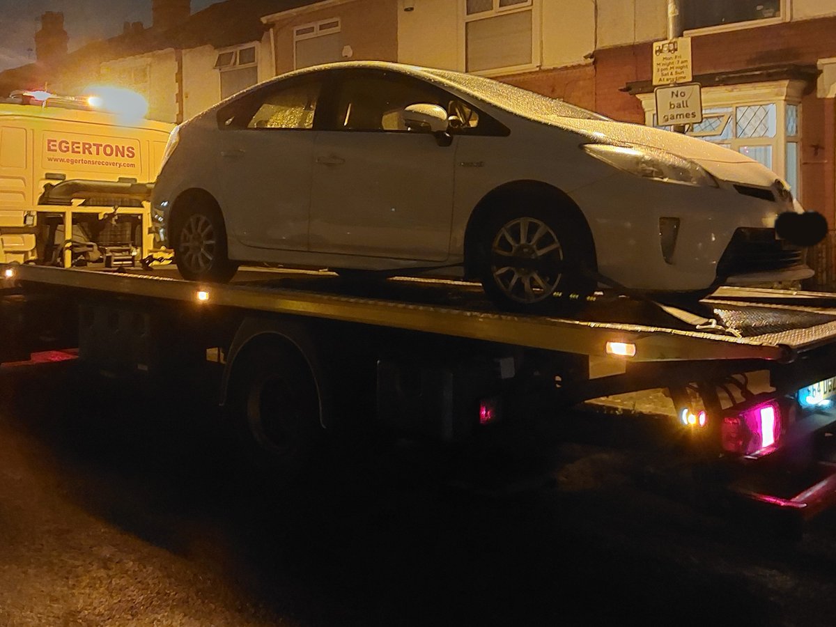 Officers located a stolen vehicle this evening towards the end of their shift. Lifted for forensics and owner informed.
#result
