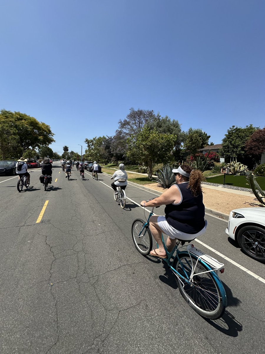 CWMeganKerr's tweet photo. A beautiful day for the first Kidical Mass of the summer! Always love seeing families get together and enjoy the day! ☀️ 🚲 https://t.co/MDUlkuApY1