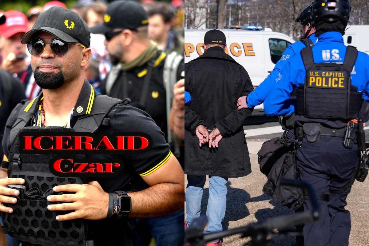 🚨 BREAKING: Enrique Tarrio Appointed “ICERAID Czar” — A Crowdsourced Surveillance Nightmare Begins

In a chilling fusion of pardoned extremism and privatized surveillance, Enrique Tarrio, the former Proud Boys leader convicted of seditious conspiracy, has been appointed ICERAID
