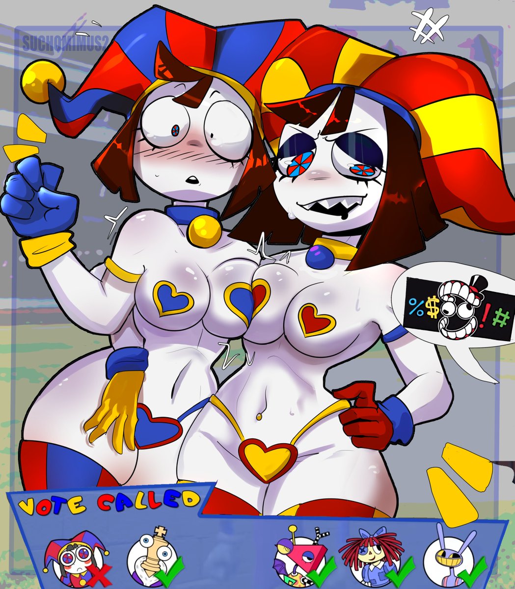 Two Pomni are better than one

#DigitalCircus #pomni #evilpomni #digitalcircusnsfw