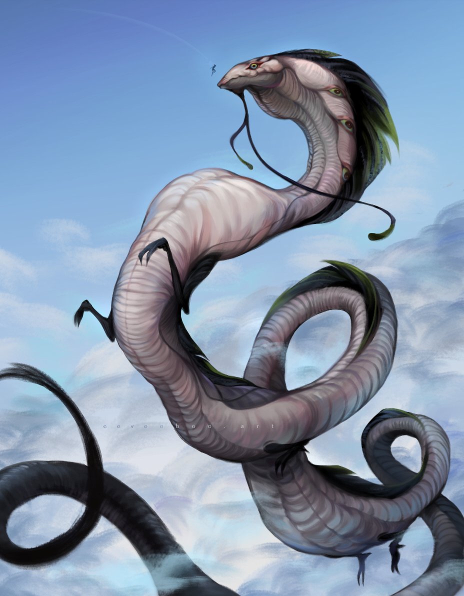 eeveeboo_art's tweet image. caelum serpentis

#art #oc