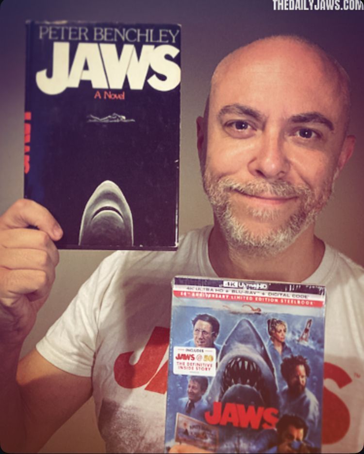 The Daily Jaws (@thedailyjaws) on Twitter photo Hi everyone, I'm Ross creator of <a href="/thedailyjaws/">The Daily Jaws</a>
#JAWS50 has been so much fun. Whether you're experiencing #JAWS via a first edition or in 4K UHD, it's a true gift and we have two very special people to thank.
Thank you Peter. Thank you Steven.
Here's to #JAWS100 Hi everyone, I'm Ross creator of <a href="/thedailyjaws/">The Daily Jaws</a>
#JAWS50 has been so much fun. Whether you're experiencing #JAWS via a first edition or in 4K UHD, it's a true gift and we have two very special people to thank.
Thank you Peter. Thank you Steven.
Here's to #JAWS100