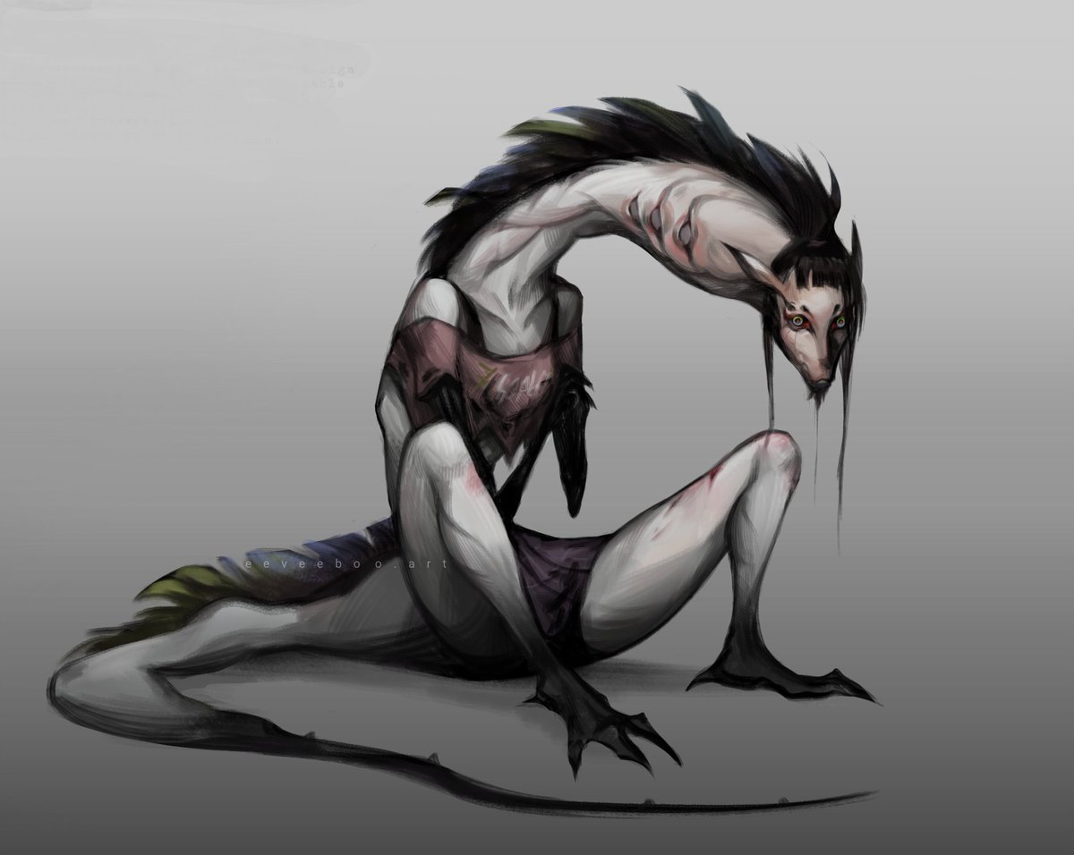 eeveeboo_art's tweet image. the reptile

#art #oc
