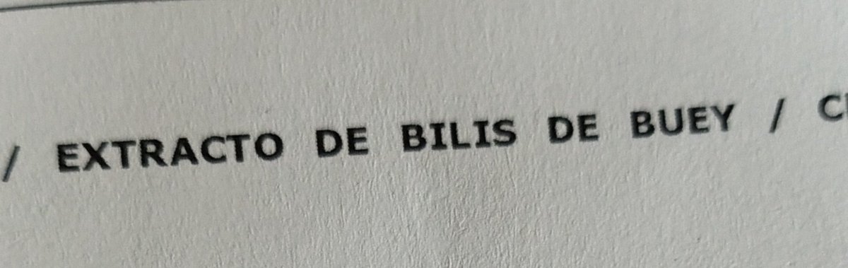 Pos que me enfermo de la pancita y me toca consumir Bezoar de Buey. XD