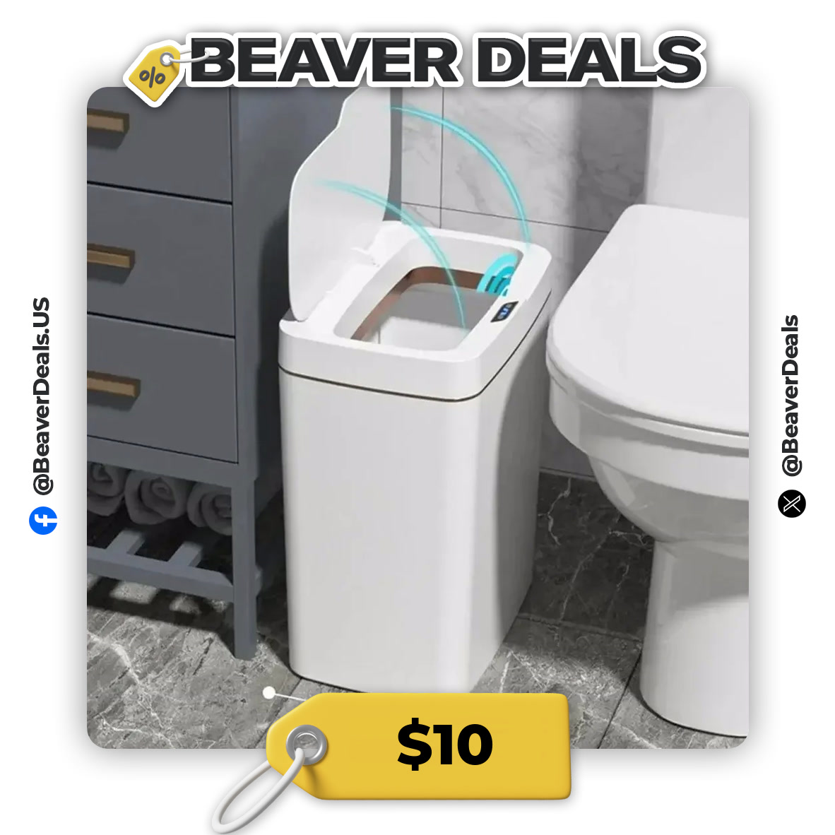 BeaverDeals's tweet image. SMART TRASH, NO MESS! 🗑️💡

🗑️ Smart Bathroom Auto Bagging Touchless Trash Can 15L
💵 $10

🔗 s.click.aliexpress.com/e/_oDcfbX3

#SmartHome #BathroomTech #AutoBagging