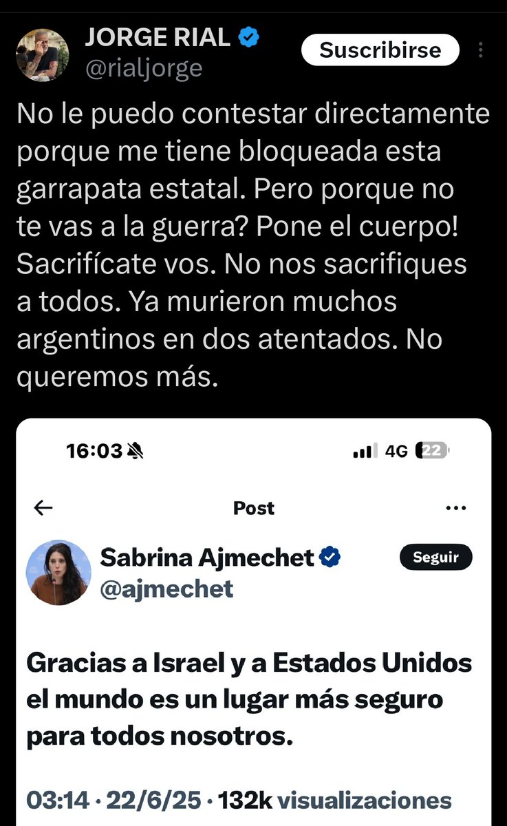 Ya queda clarísimo de dónde sale la guita para este discurso contra el apoyo del presidente a Israel.