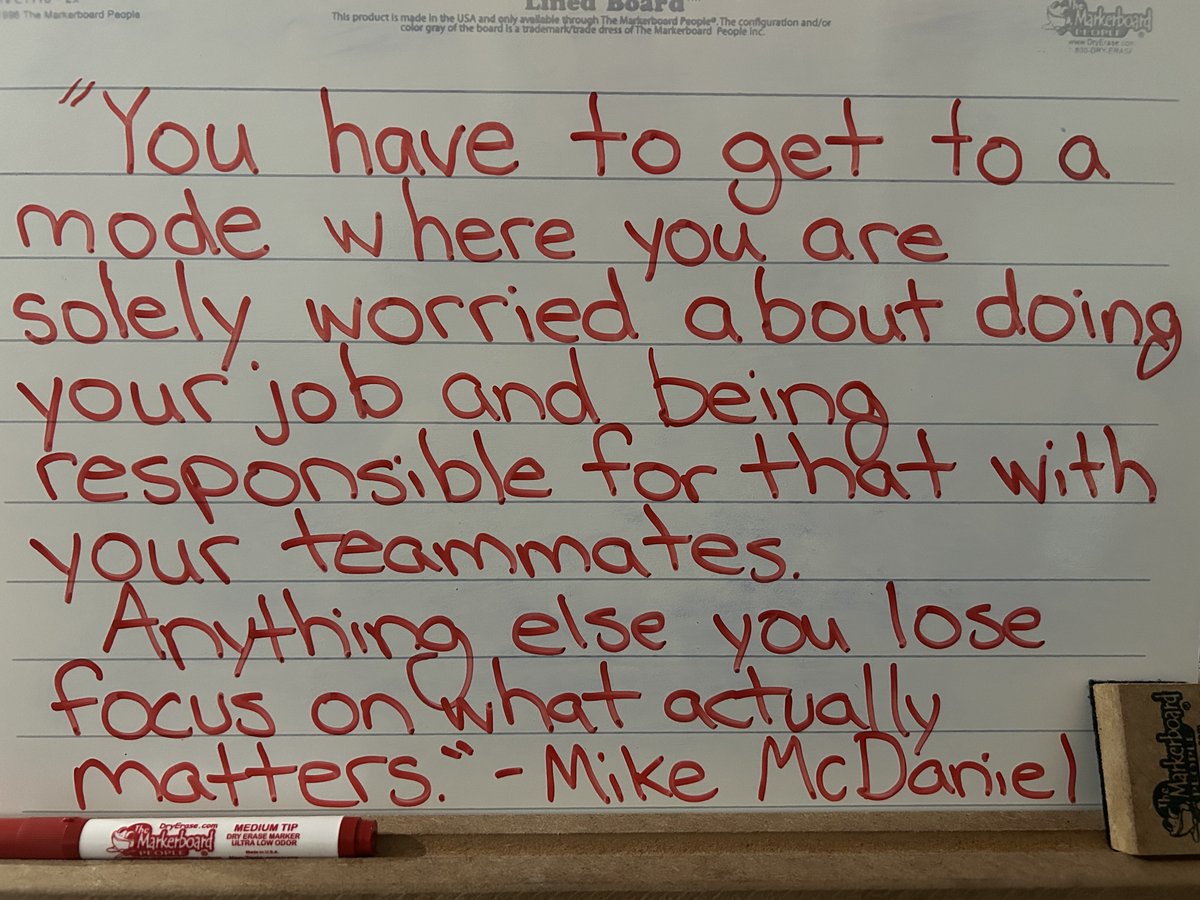 Winning starts with accountability — to yourself and to your teammates.
It means holding yourself to a standard that doesn’t change, no matter the circumstances.
That’s how teams win. 
That’s how players become leaders. 
That’s how champions are made.