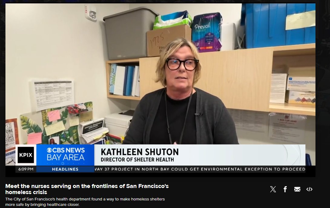 SFDPH (@sf_dph) on Twitter photo In every <a href="/SF_HSH/">SF Dept. of Homelessness & Supportive Housing</a> adult shelter, there are <a href="/SF_DPH/">SFDPH</a> nurses, behavioral health clinicians, and health workers providing essential care to keep people healthy and out of emergency departments. <a href="/KPIXtv/">CBS News Bay Area</a> shines a spotlight on this indispensable team. #WeAreSFDPH In every <a href="/SF_HSH/">SF Dept. of Homelessness & Supportive Housing</a> adult shelter, there are <a href="/SF_DPH/">SFDPH</a> nurses, behavioral health clinicians, and health workers providing essential care to keep people healthy and out of emergency departments. <a href="/KPIXtv/">CBS News Bay Area</a> shines a spotlight on this indispensable team. #WeAreSFDPH
