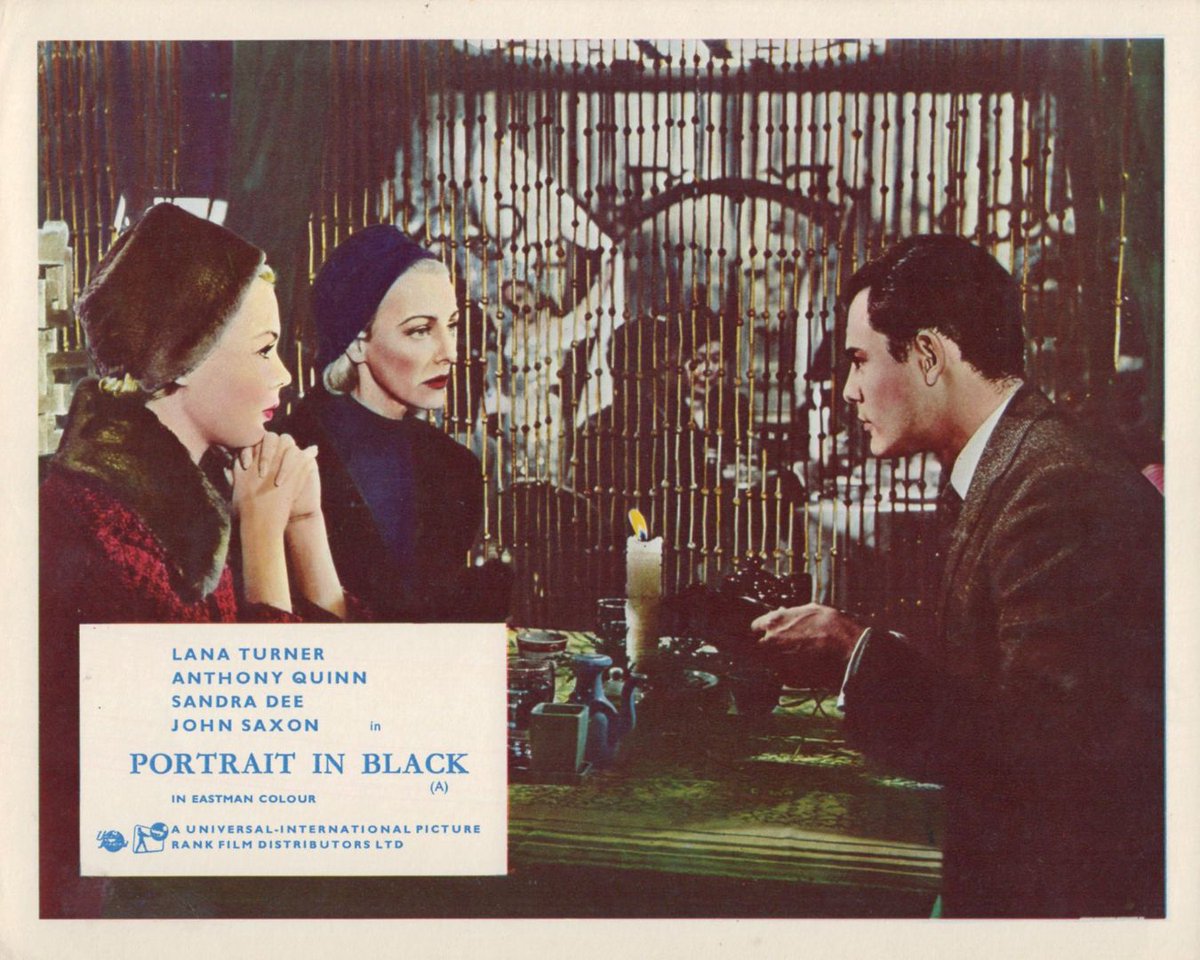 Two starring Lana Turner! THE POSTMAN ALWAYS RINGS TWICE (1946) &amp; PORTRAIT IN BLACK (1960) screen this coming Wednesday &amp; Thursday, June 25th &amp; 26th in 35mm, at 7:30pm &amp; 9:55pm, respectively. Tickets: buff.ly/bRApLCP