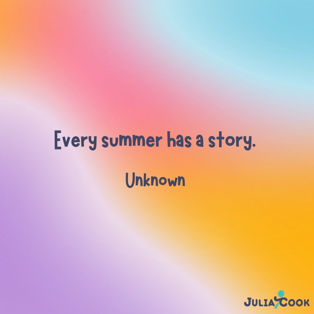 What will your story be about this summer? You’re the author, so make it a good one!