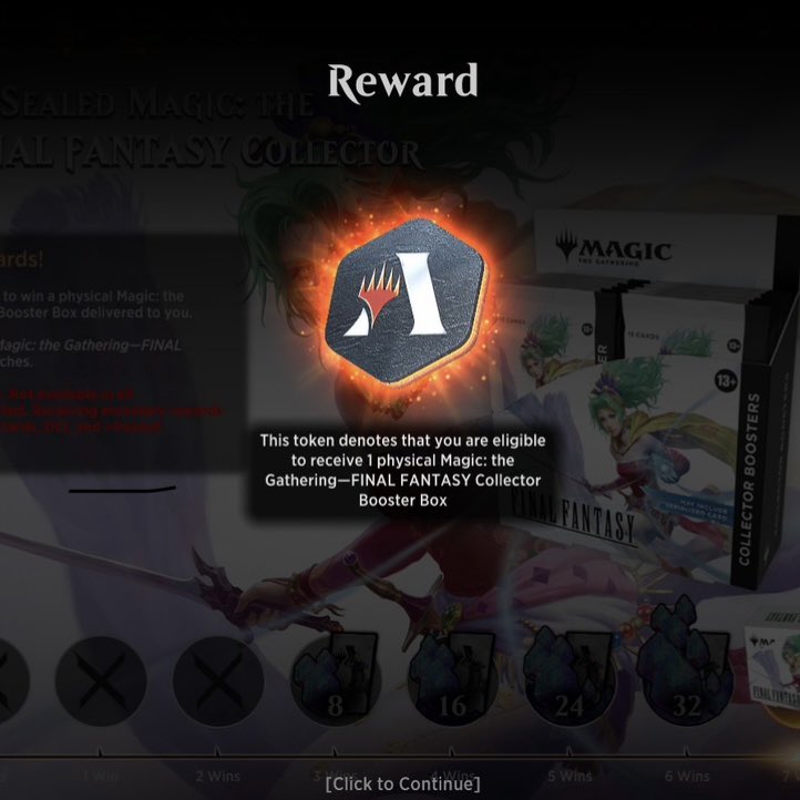 SLowMtG's tweet photo. @wizards_magic @MTG_Arena Thanks for the opportunity to win an FF collector booster box! Abit of luck, some sweat and mostly joy after 3 hours. The format can get grindy! Deck list in thread. https://t.co/D04k2JEPm3