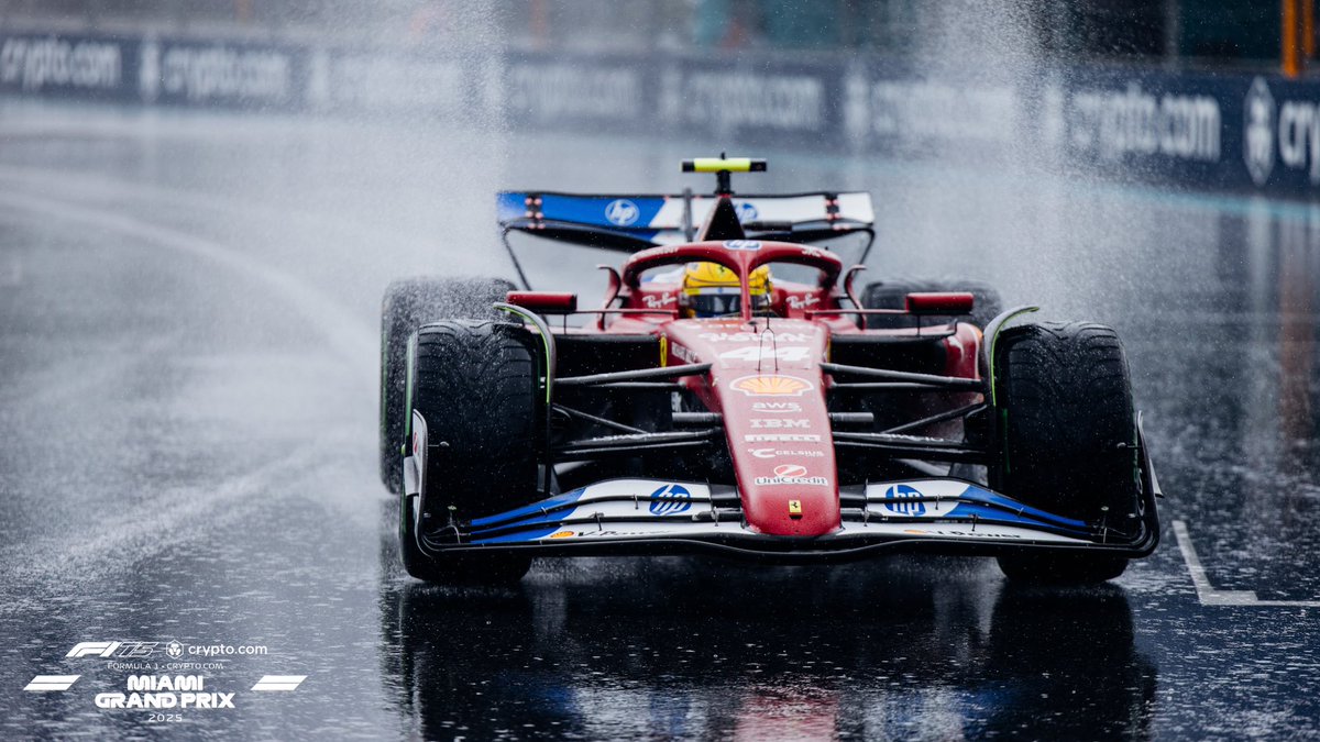 Summer showers ☔️

Throwback to our first wet #F1Sprint this year! 🛞💦