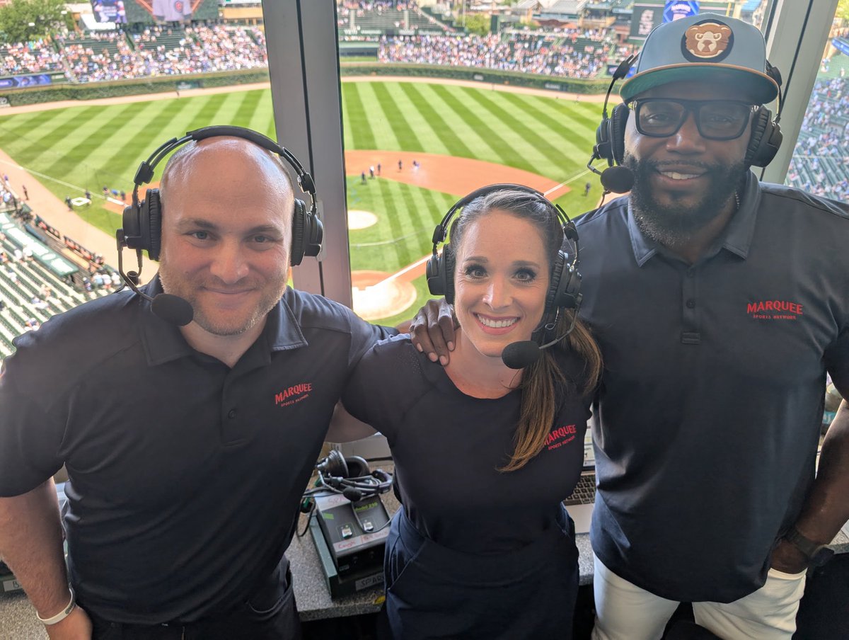 Alex Cohen (@voiceofcohen2) on Twitter photo Tough result today big enjoyed getting to spend time in the <a href="/WatchMarquee/">Marquee Sports Network</a> booth with <a href="/EliseMenaker/">Elise Menaker</a> and <a href="/CliffFloyd30/">cliff floyd</a>.
Until next time! Tough result today big enjoyed getting to spend time in the <a href="/WatchMarquee/">Marquee Sports Network</a> booth with <a href="/EliseMenaker/">Elise Menaker</a> and <a href="/CliffFloyd30/">cliff floyd</a>.
Until next time!