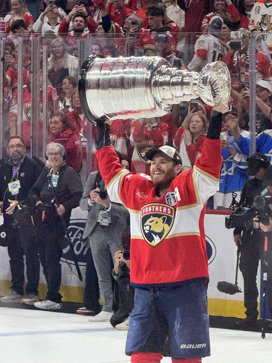 Rod Pedersen (@rodpedersen) on Twitter photo Love him or hate him, the Panthers have been in the #StanleyCup Final every year since <a href="/TKACHUKycheese_/">Matthew Tkachuk</a> showed up.
Probably will be next year too TBH. Love him or hate him, the Panthers have been in the #StanleyCup Final every year since <a href="/TKACHUKycheese_/">Matthew Tkachuk</a> showed up.
Probably will be next year too TBH.