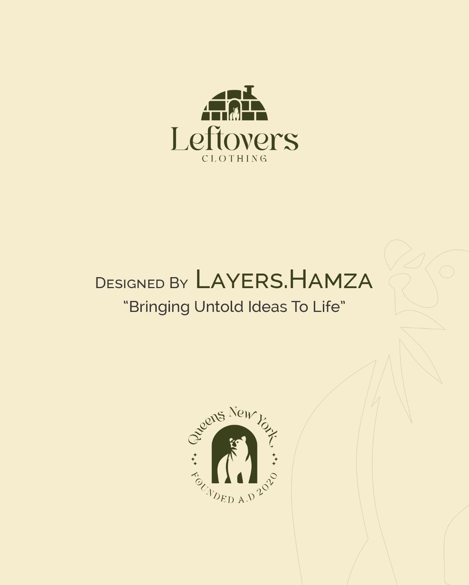 layers_hamza's tweet photo. layers.hamza

🐻✨ Official Brand Drop Queens NY &amp; Leftovers Clothing Crafted for the resilient, the rooted, and the real.

Need a visual identity that hits different?
📬 DMs open – let's build yours.

Follow for more → @layers_hamza

#layershamza #logodesigner #ClothingBrand https://t.co/Nq0avWuLdv